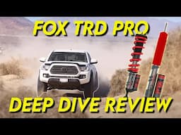 The Fox TRD Pro OEM Suspension Really Impressed