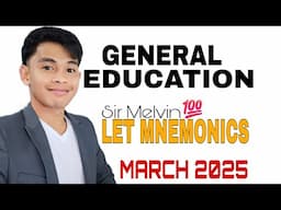 GENERAL EDUCATION 2025 LET QUESTION TECHNIQUES AND SHORTCUTS LET REVIEW DRILLS
