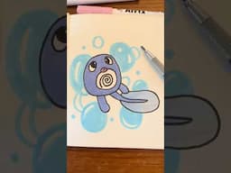 Drawing Poliwag from Pokemon !! (#shorts)