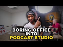 Transforming an Boring Office Into a Pro Podcast Studio