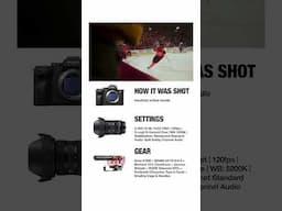 The Shot vs How it Was Shot - Ep. 1 🚀 #videography #sportsvideography #cameragear
