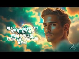 He Acts Like He Doesn’t Feel It…But Your Divine Masculine KNOWS the Connection Is Real
