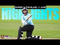 Highlights: Powerplay DRAMA as Surrey take on The Blaze | Women's Vitality Blast