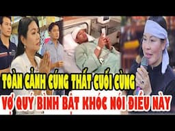 TOÀN CẢNH Cúng Thất Cuối Cùng Diễn Viên Quý Bình, Vợ Bật Khóc Nức Nở Khi Đọc Lời Tiễn Biệt