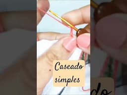 Caseado simples #crochet