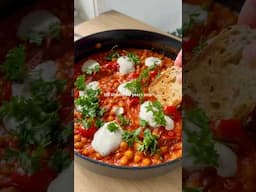 Creamy harissa and tomato chickpeas 💌