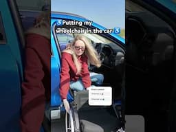 🚙PUTTING MY WHEELCHAIR IN THE CAR: With a spinal cord injury