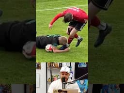 Chaotic battle for this soccer ball, a breakdown #soccer #sports #highlight #defense #handball