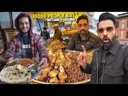 Ultimate Punjabi Nashta In Srinagar 🇮🇳 Best Food In Kashmir | Amritsari Kulcha, Rajma Chawal Paneer