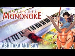 Ashitaka and San – Princess Mononoke | Piano cover · 2025