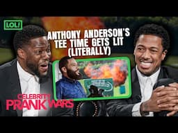 Anthony Anderson’s Tee Time Gets LIT (Literally) | Celebrity Prank Wars | LOL! Network