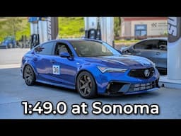 Acura Integra Type S - New Wheels/Tires and Huge Personal Best at Sonoma!