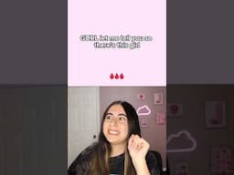 poor Isabel has no idea how to use a pad 😭 (period horror stories)