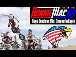 Huge Crash on Mini Screamin Eagle 🦅💨💨💨