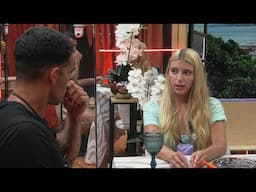 Sozinhos no restaurante, Luís Gonçalves e Carina Frias conversam e há uma declaração especial
