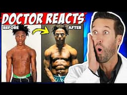 ER Doctor REACTS to Most DRAMATIC YouTuber Body Transformations