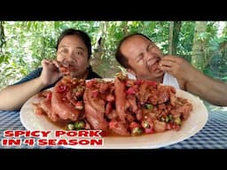 SPICY PORK IN 4 SEASON #lutongbahayrecipe