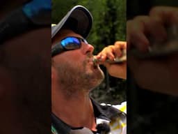 He has to eat from the mystery ration pack for every bycatch. The aim is 20 barra in the boat