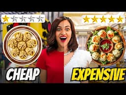 Cheap vs Expensive Momo Challenge
