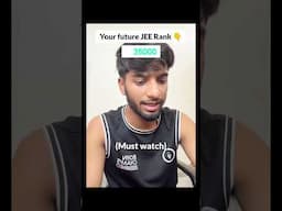 IIT JEE rank || IIT Motivation | JEE 2026 | JEE 2027 #iit #jee #shorts