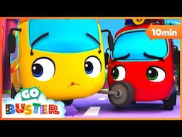 🦷 Wobbly Tooth! Buster’s Loose Tooth Adventure😲 | Go Buster | Moonbug Kids - Get Up And Go!