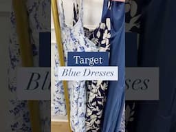Target Blue Dresses for Spring & Summer 2025 | Midsize Try-On #TargetStyle #vacationoutfits #dresses