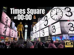 This Happens Every Night at Precisely 00:00 🕛 Times Square, New York at Midnight 🗽🇺🇸 [4K HDR]