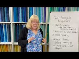 Best Choices for Beginner Quilt Makers | Episode 158