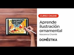Ilustración ornamental con lettering - Un curso de Macarena Chomik | Domestika