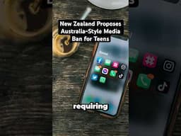 New Zealand Proposes Australia-Style Media Ban for Teens #verity #news #socialmedia #fyp #explore