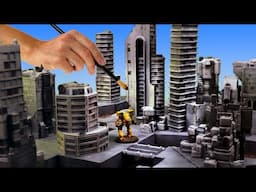 Building a Tiny City with a Revolutionary Method | 6mm Mech Fighting Terrain