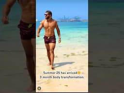 Summer has arrived 🌞3 month body transformation. Thanks to God, my family, and myself for focusing.