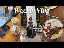 Weekly Vlog | I'm Inside, Cook With Me, Maintenance Routine, Financial Planning & Luxury Unboxing