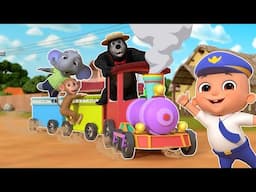 रेल गाड़ी आई छुक छुक | Rail Gadi | Hindi Rhymes For Kids - Zappy Toons