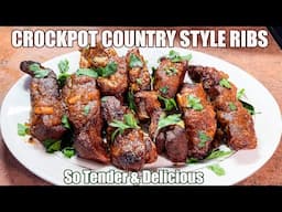 CROCKPOT COUNTRY STYLE RIBS So Tender & Delicious