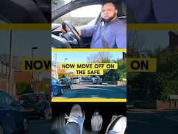 A practical example of how to perform an emergency stop in a non-ABS car.