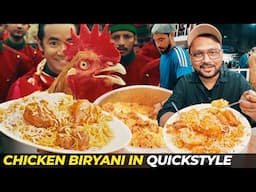 Chicken Biryani in QuickStyle ft @TheQuickStyle | Karachi Street Food