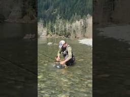 Fly fishing in the middle of nowhere