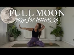Full Moon Yoga 🌕 Yoga to Release & Let Go 🦋 (June, 2025)