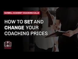 How To Set and Change Pricing As a Coach