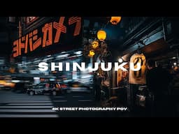 Japan Street Photography 4K POV | Shinjuku (Sony A7III)