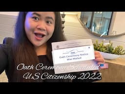 N400 NATURALIZATION OATH CEREMONY SCHEDULED | Tonette Fournet