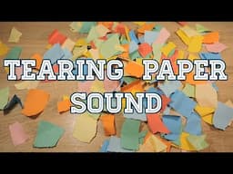 Tearing paper sound ASMR Tear and rustle White noise for relaxation sleep study No talking