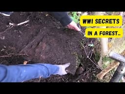 UNBELIEVABLE WWI pieces of history laying in this forest. We found RARE WW1 artifacts.