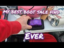 First BOOT SALE of the season.... and my BEST FIND EVER