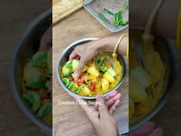 तंदूरी आलू मसाला की रेसिपी #shorts #creativeclasssarika #easyrecipe #cooking #tandurialoo #aloo