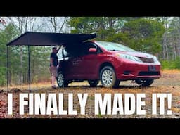 Making Mistakes Minivan Camping