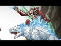 Skar King x Shimo Battle Unit Gameplay - Godzilla Battle Line