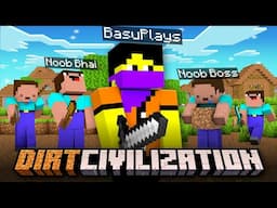 I Joined Dirt Civilization In Minecraft (HINDI)