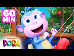 ¡Botas se divierte con los monos! 🐵 60 minutos | Dora y sus amigos